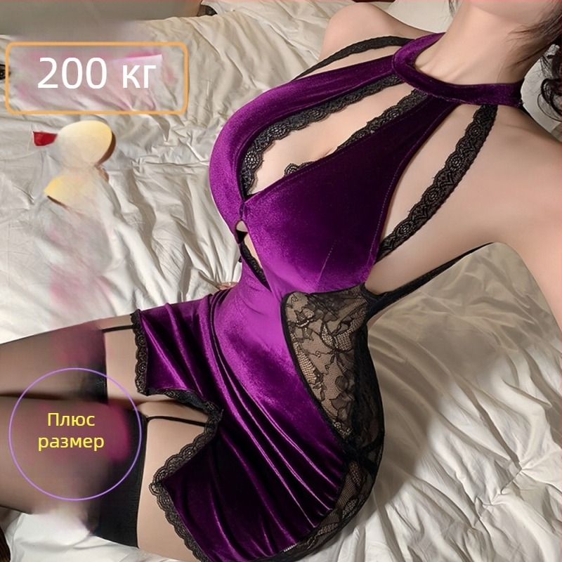 Cheongsam бельо за жени – прозрачно дантелово изпълнение с цепка, полиестерна материя, съдържание 95–100% полиестер