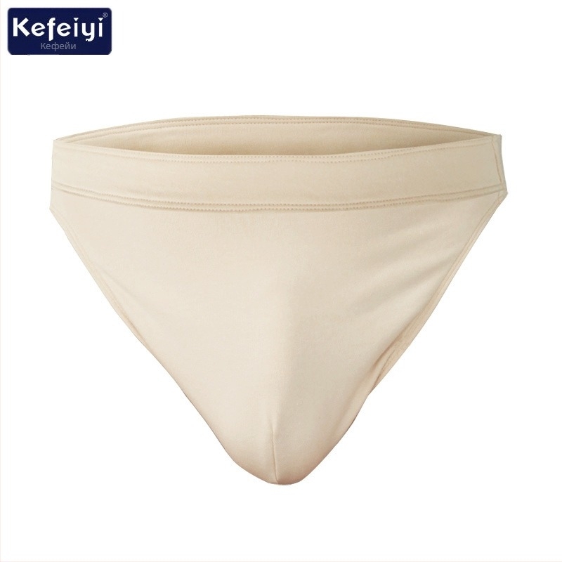 Мъжки памучни прашки за танцови изпълнения, стил thong, средна талия, едноцветни, основен плат 90-95% памук, подплата 95-100% памук