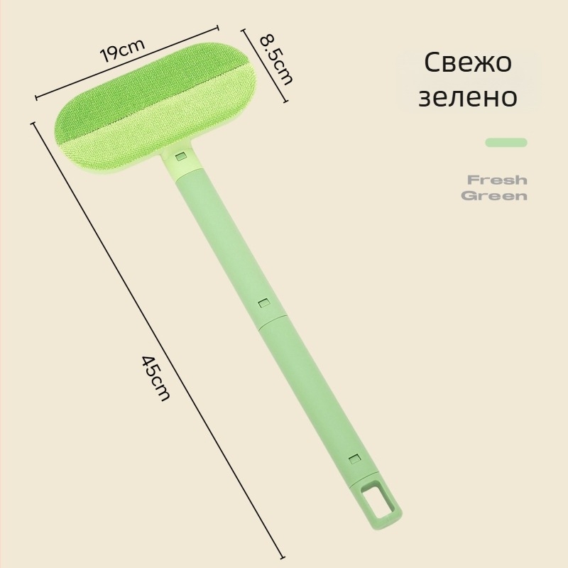 Четка за премахване на котешка козина за дивани, легла и килими — инструмент за събиране на косми, материали: PP и полиестерно влакно
