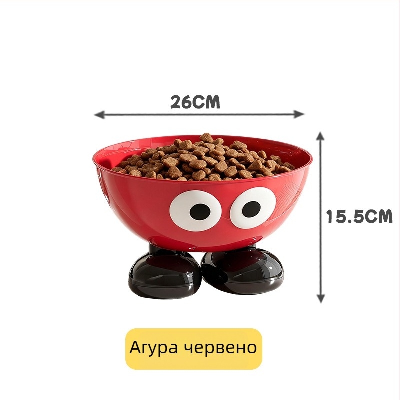 Купа за домашни любимци - неслизваща се, пластмасова, защита на врата, против преобръщане, Palo House