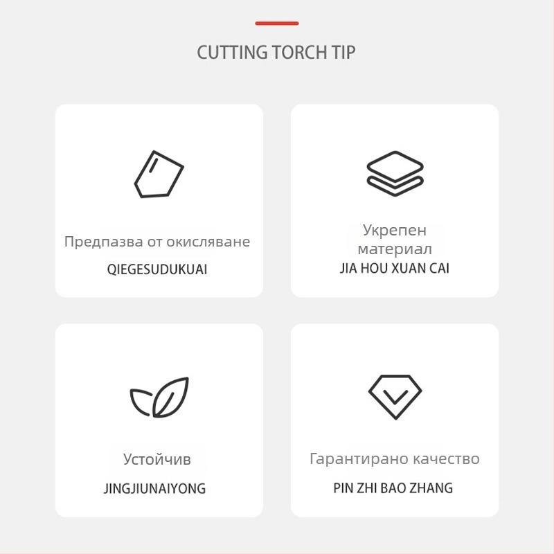 MIG заваръчен пистолет защитна дюза и меден накрайник, съвместим с 200A/350A/500A, CO2 защита, код GK3