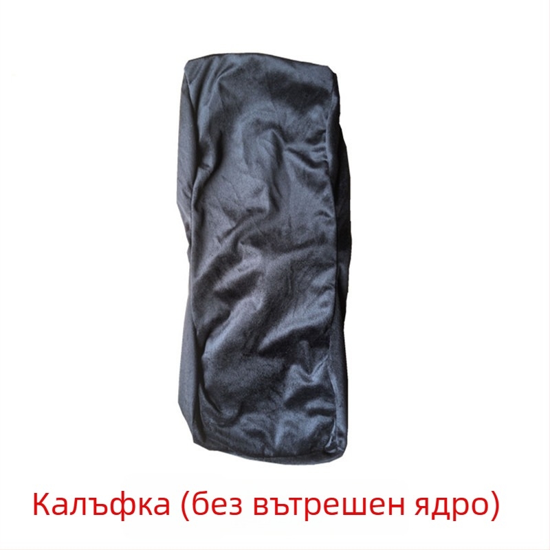 U-образена възглавница за шията с паметна пяна и кристално кадифено покритие, модерен минималистичен дизайн, за възрастни, подходяща за странично спане