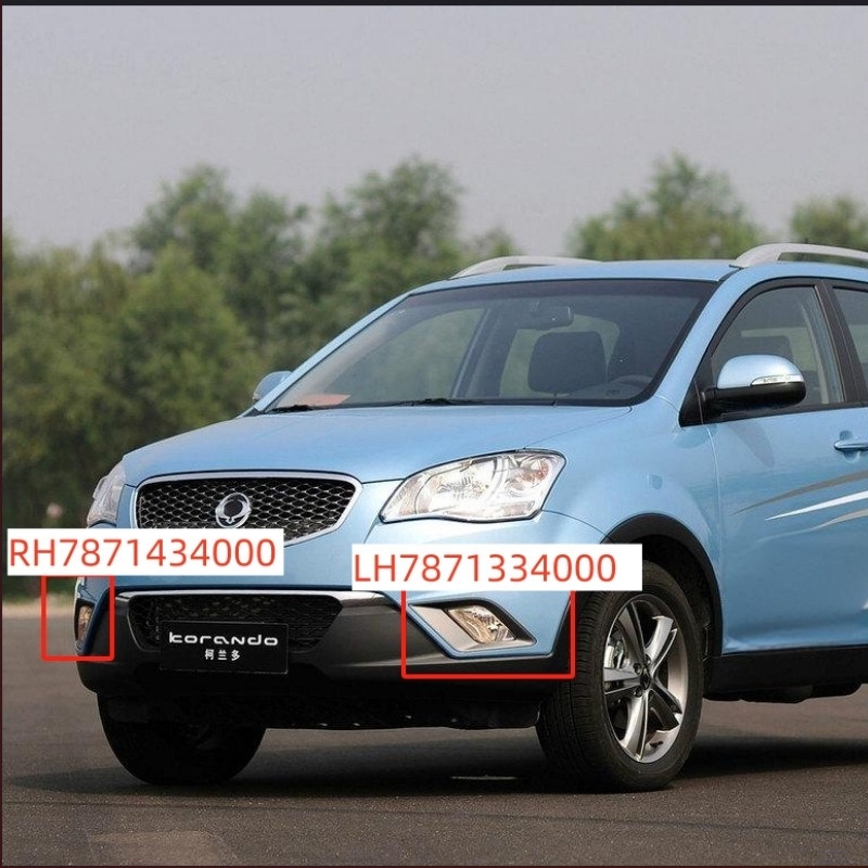 Рамка за фарове за мъгла Ssangyong Korando (2010-2013) лява 7871334000, дясна 7871434000