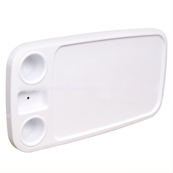 Jia Ningshun Правоъгълна RV повдигаща маса със слот за две чаши, ABS пластмаса, сваляема, монтаж тип карта