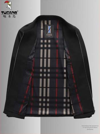 Woodpecker 2025 пролетно-есенно външно облекло с лацкан яка, дълъг ръкав, цип, свободна кройка