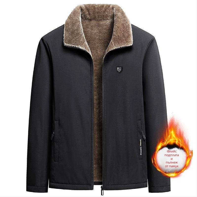 Мъжко подплатено зимно палто за средна възраст и възрастни, 100% полиестер, нормална дебелина, зима 2021