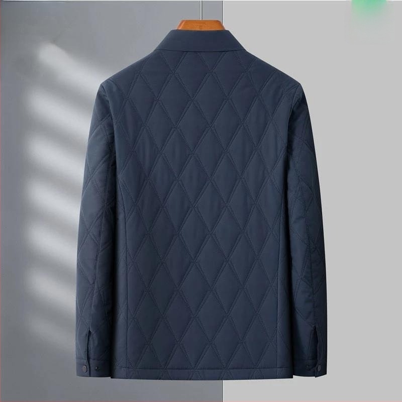 Памучно горно облекло за мъже в средна възраст и възрастни, яка с лацкан, зима 2021 топлина