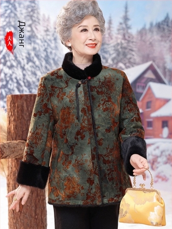 Дамско палто от изкуствен пух - флорален принт, елегантен стил за делово облекло, съдържа 94% полиестер и 6% еластан, без гладене