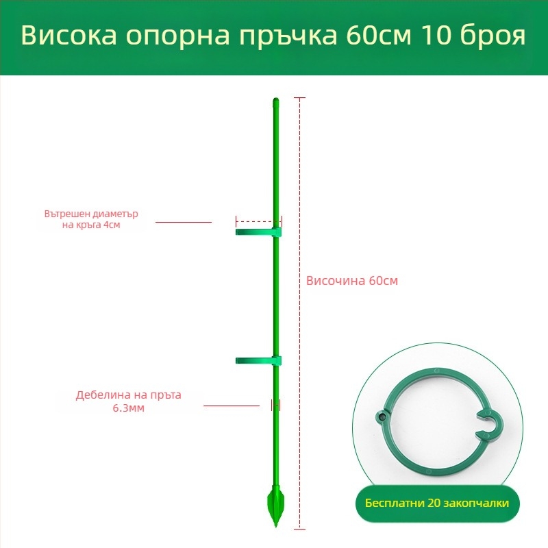 Опора за катерещи растения – Monstera пръчка за поддръжка, марка Su su, за домашно градинарство (Материал: Друг; Тип: Катереща пергола; Приложение: Домашно градинарство)