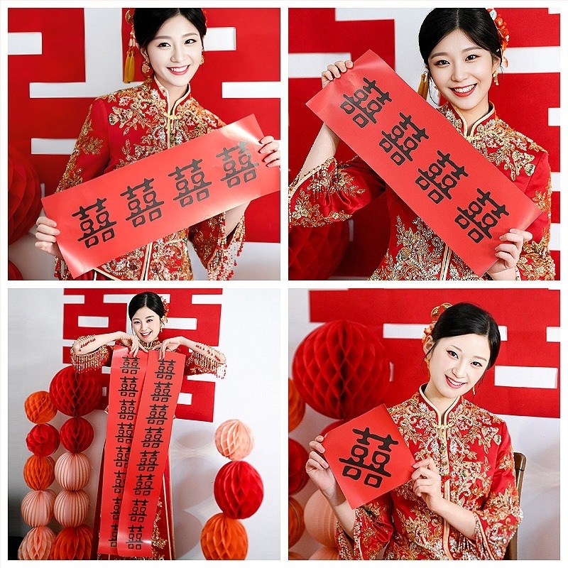 Сватбени фотопрепарати за снимки: сутрешна рокля, двойни надписи за щастие и украса за спалня към сватбено тържество; Категория: Други сватбени консумативи; За сватба; Внос: Не; Подарък: Не