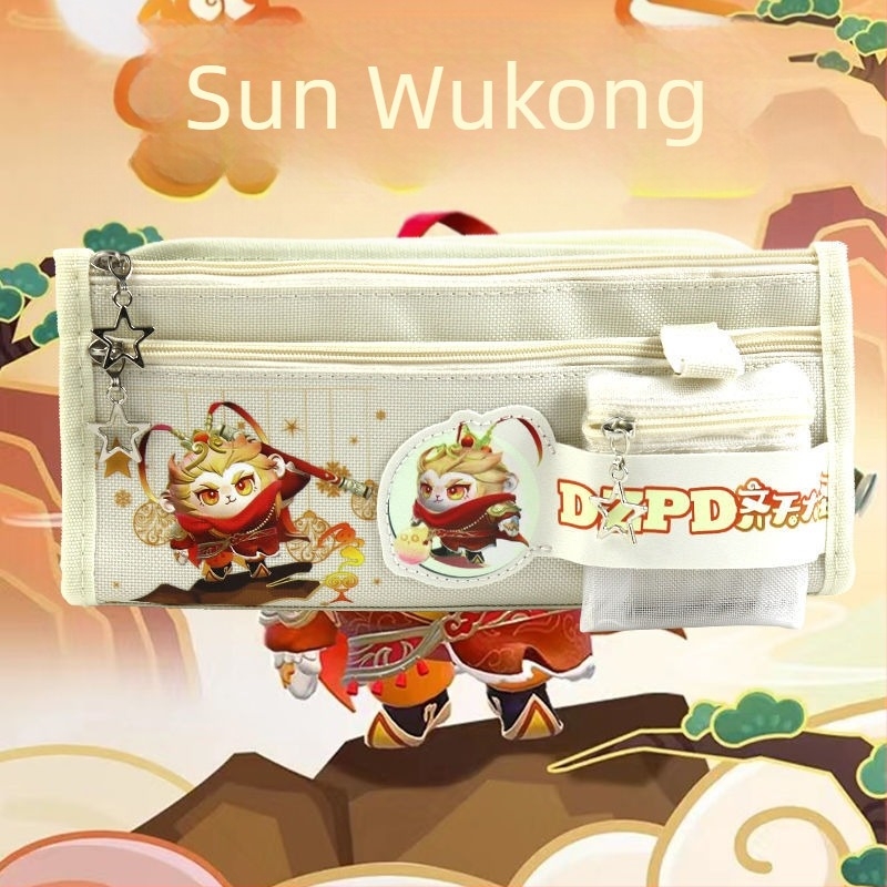 Monkey King платнен пенал за моливи, за момичета, детски стил