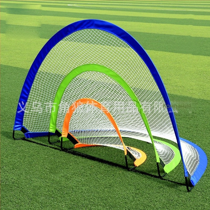 Детска футболна врата със сгъваема преносима мрежеста рамка – външни тренировки, Материали: Tedolon мрежа без възли; рамка от стъклопластови пръчки; оксфорд плат