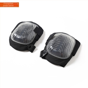 Коленни протектори за работа и градина: твърда TPE пластмасова обвивка, водоустойчива материя 900D, нейлонов велкро закопчване, дебела еластична лента, EVA подложка