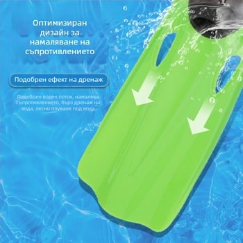 Персонализирани силиконови къси плавници за възрастни и деца, за свободно плуване и тренировки