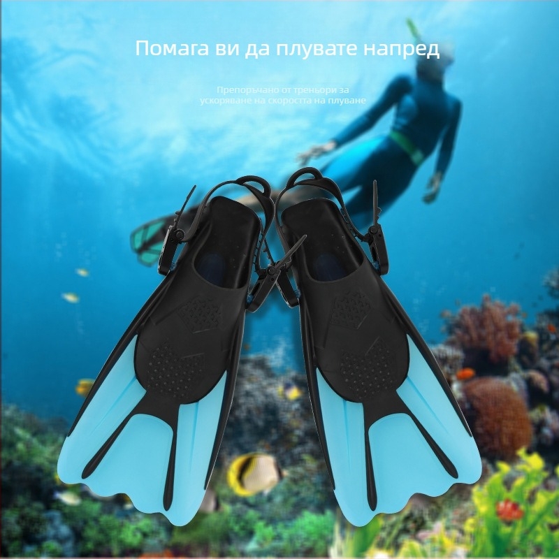 Плавници за гмуркане – силиконови дълги за възрастни, свободно гмуркане