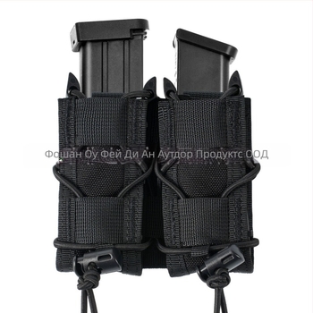 MOLLE-монтирана тактическа талийна чанта с двойно бързо освобождаване, нейлонова външна част, подплата от полиестер, проветлива, износоустойчива и разширяема за спорт на открито