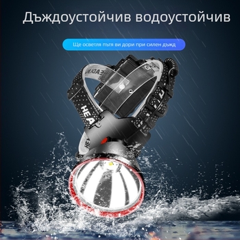 LED челна лампа USB зареждане, алуминиева сплав, LED източник, обсег над 500 м, ръчно захранване