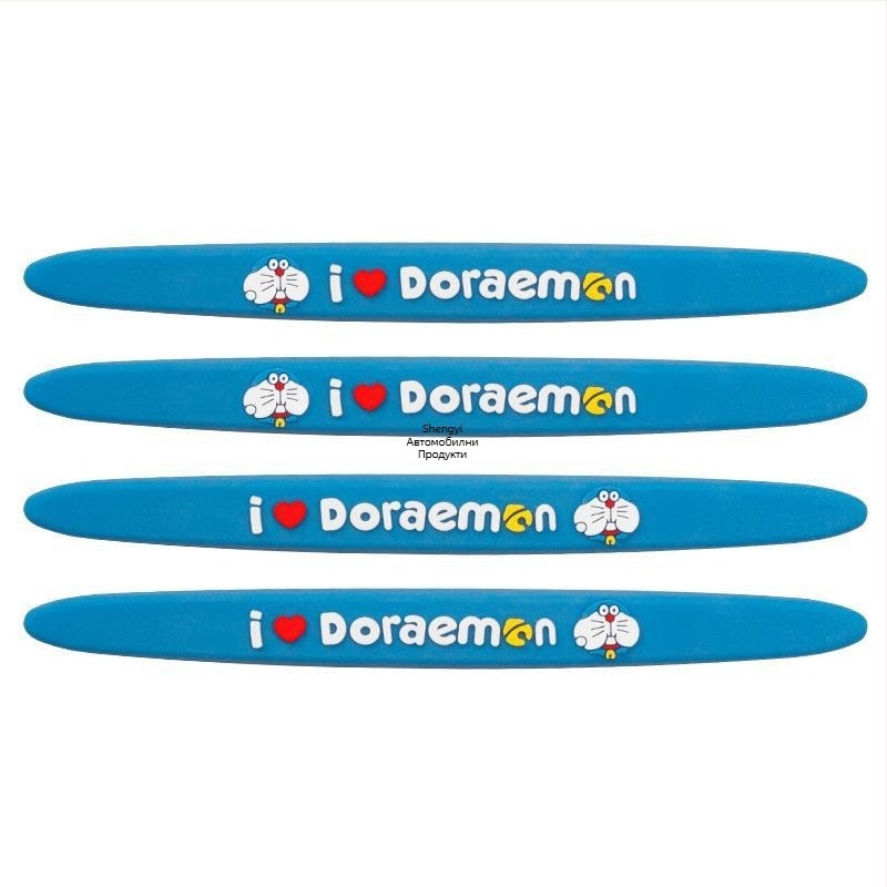 Shengyi силиконова защита за дръжката на автомобилната врата – самозалепваща се инсталация, карикатурен дизайн