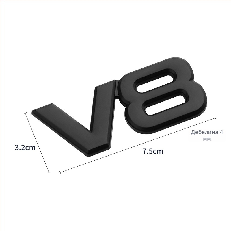 4x4 автомобилна наклейка за каросерия - 3D наклейка, самозалепващ тип, универсален модел