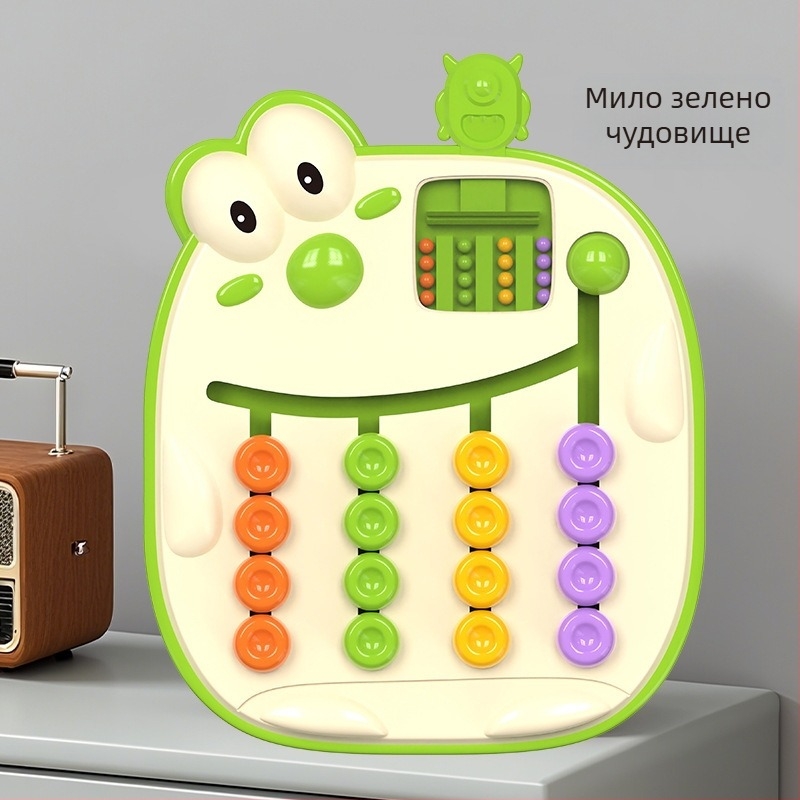 Пластмасова настолна игра с карти за деца – мисловно обучение и памет, интерактивно съпоставяне