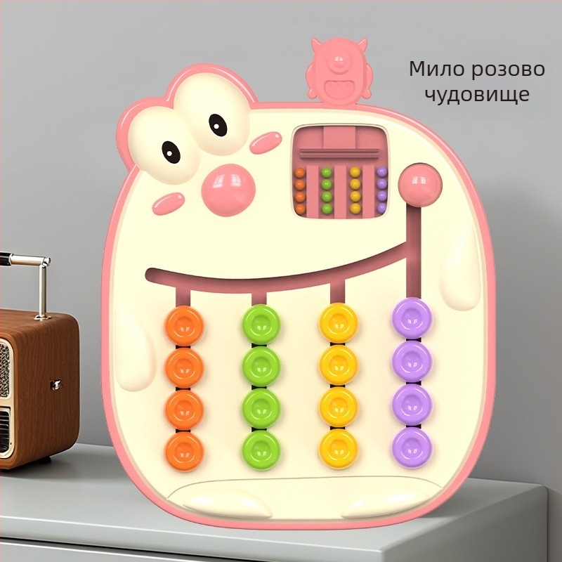 Пластмасова настолна игра с карти за деца – мисловно обучение и памет, интерактивно съпоставяне