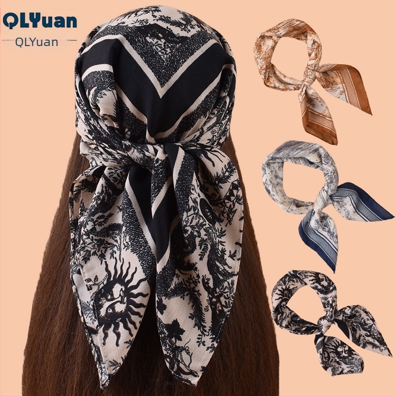 Rz7020 Шал от памук с шарка херингойн и принт в стил артистичен винтидж