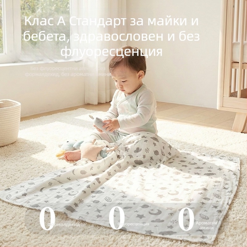 Лятно одеяло от бамбукови влакна - леко (<300 g), карикатурен принт, премиум качество