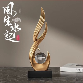 Орнамент за бюро – скандинавски стил, смола, за всекидневна и антре