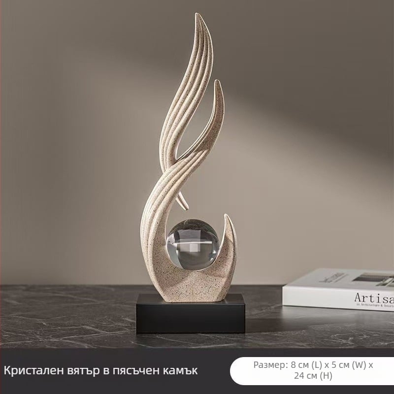 Орнамент за бюро – скандинавски стил, смола, за всекидневна и антре