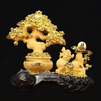 Резинова Pixiu украса за дневна, антре и офис, китайски стил, марка Yixiansen