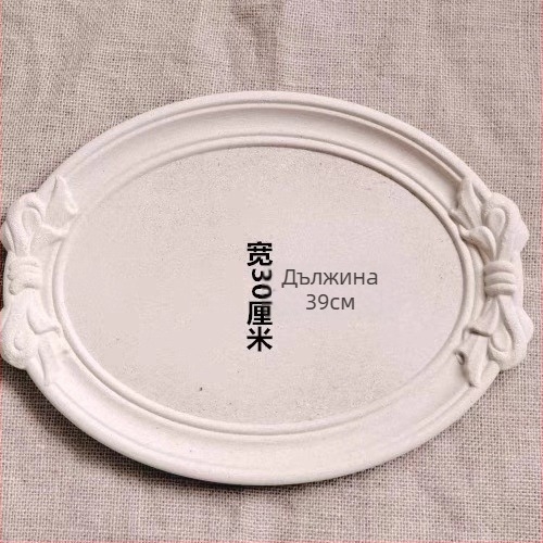 Дървена рустикална плодова чиния - артистичен DIY поднос, ръчно изработен, ретро скандинавски стил (Без персонализация; опаковка в картон; Не е внос; Не е подарък)
