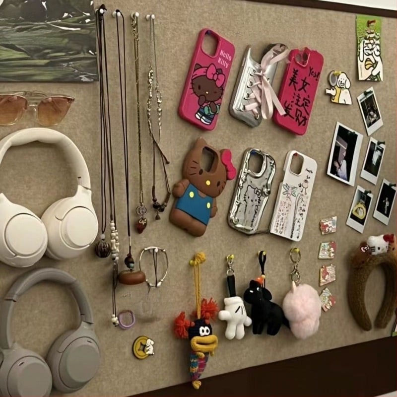 Филцова фотостена дъска – пасторален стил, материал бамбук, артикул 1009057517