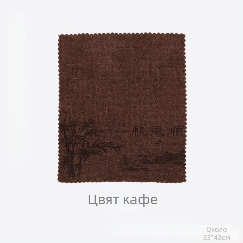 Tailong Gold ултра-фина влакна чайна кърпа — 60 g, висока абсорбция (5–10 сек), печатен процес