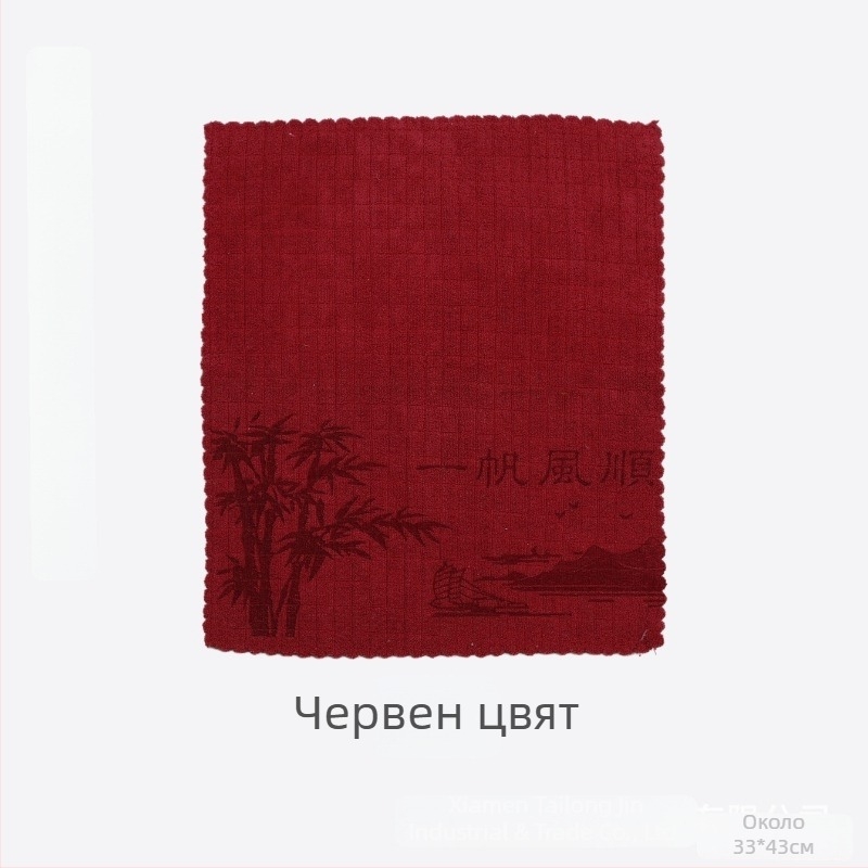 Tailong Gold ултра-фина влакна чайна кърпа — 60 g, висока абсорбция (5–10 сек), печатен процес