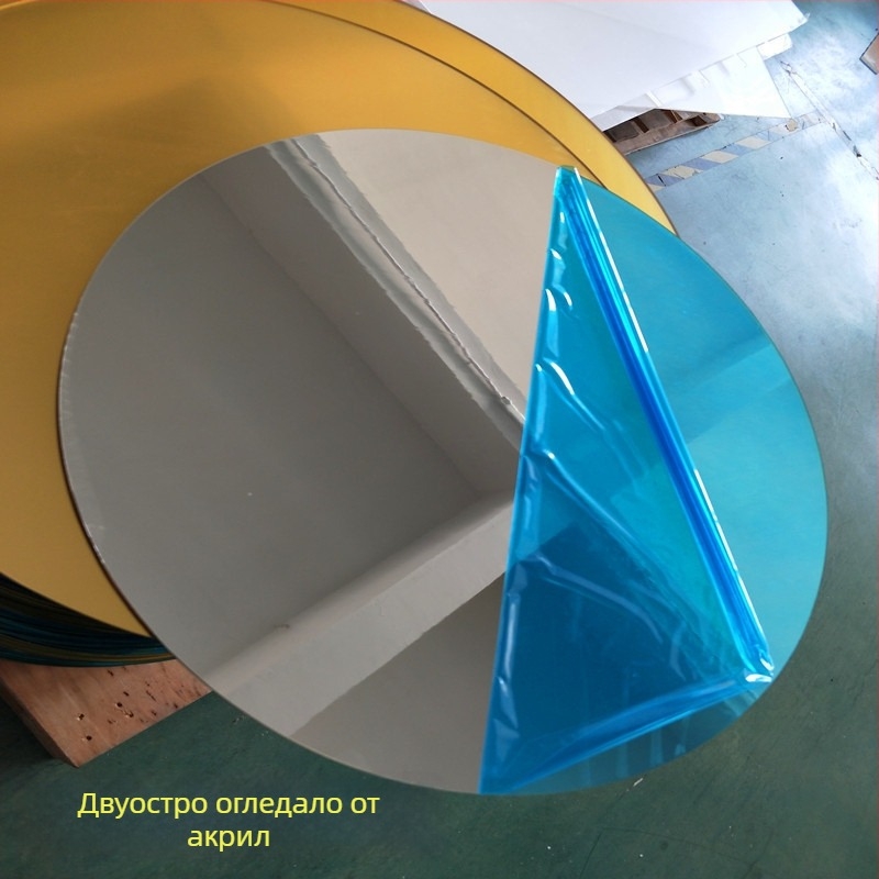 Акрилен огледален стенен стикер, сърцевидно-шестоъгълен дизайн, антибактериален и против мухъл, водоустойчив, за дневна, спалня, кабинет, ресторант, баня, антре