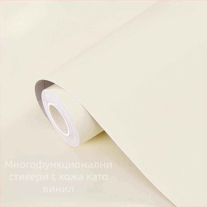 PVC стенен стикер за спалнята – едноцветен, самозалепващ, водоустойчив и против мухъл, прост модерен стил с огледална визия