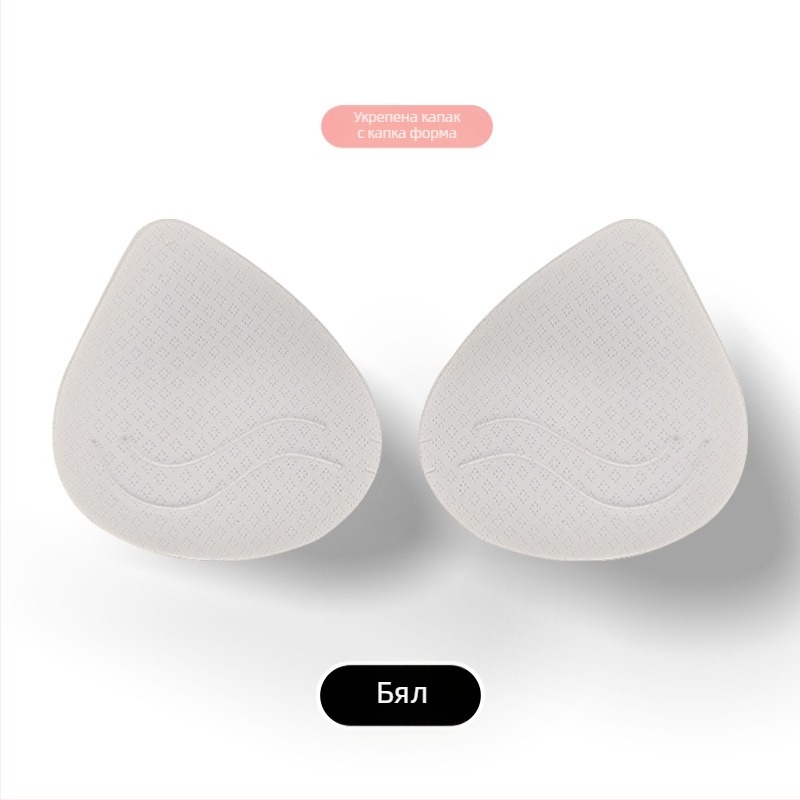 Вмъкване за бюст за спортен потник – 3 см дебелина, вътрешна гъбена подложка, нейлонова материя, универсална замяна за жени