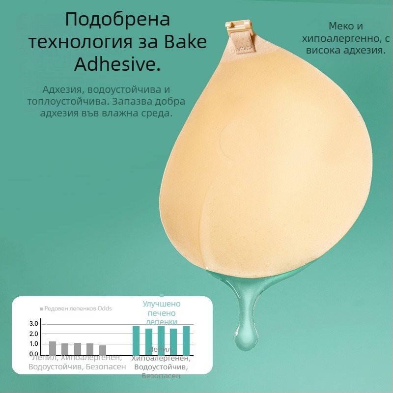 Bonas найлонови подплънки за бюст за сватбена рокля, дебели, мрежести, със събиращ ефект и дишащи, кръгла форма на зърното