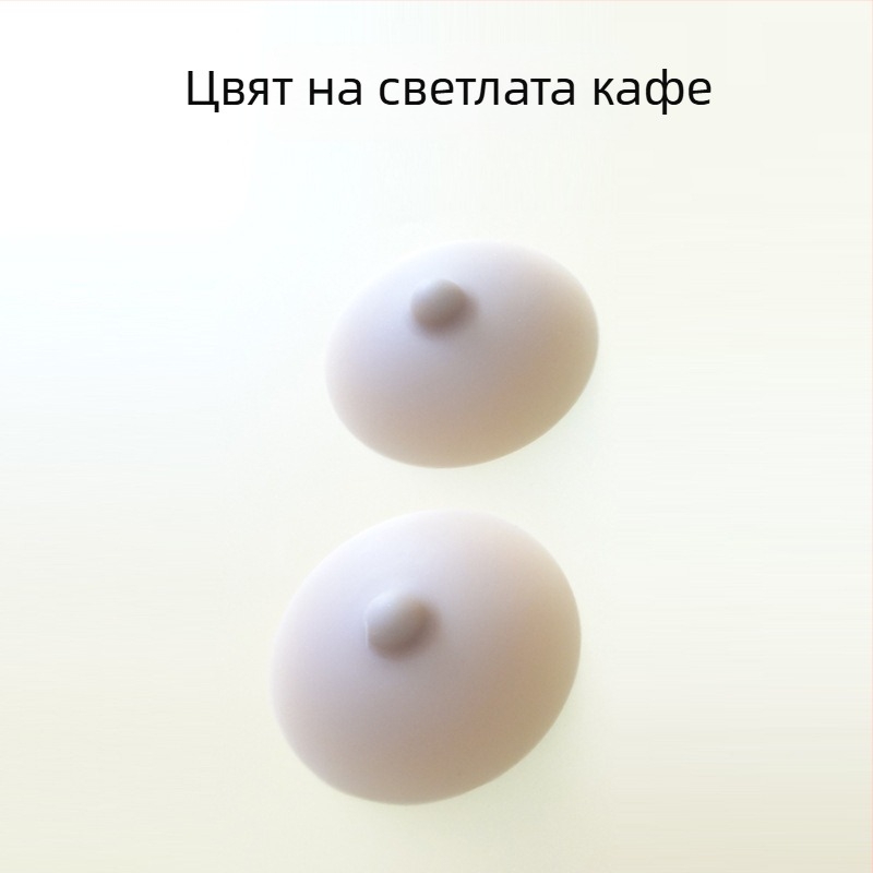 Huixin силиконови лепенки за зърна, тънки, невидими, кръгли, европейски/американски стил