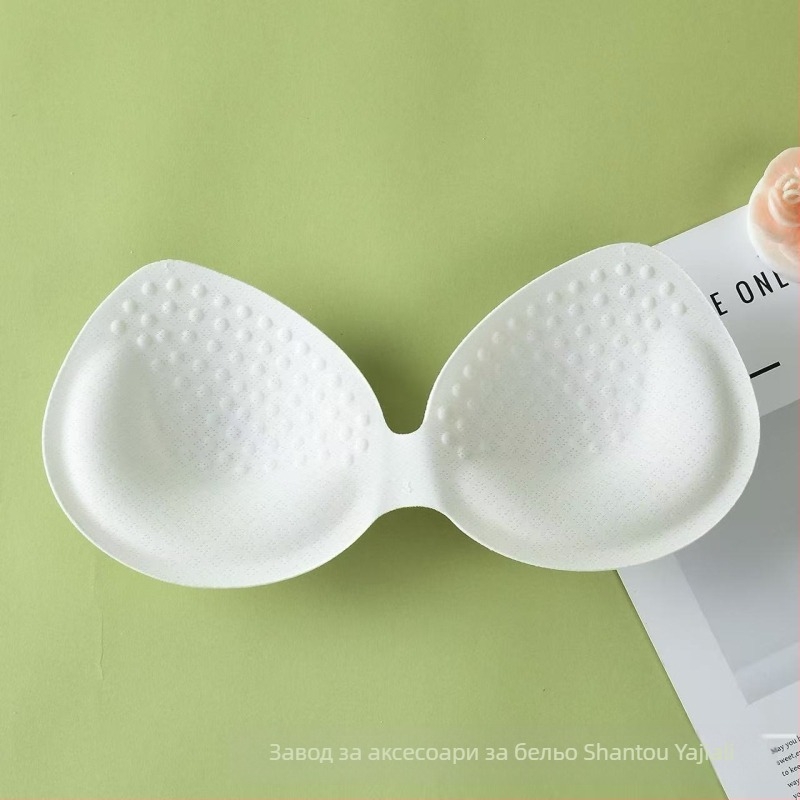 Найлонов дишащ сутиен с удебелени безшевни чашки за събиращ ефект, комфортен и не прозира през дрехите