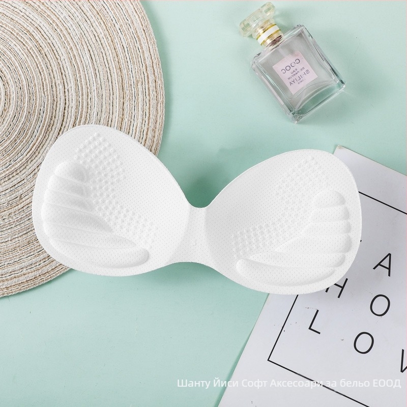 Чашка за сутиен-вмъкване, емулсионен материал, удебелена и дишаща, с форма на пет пръста, едноетапен дизайн