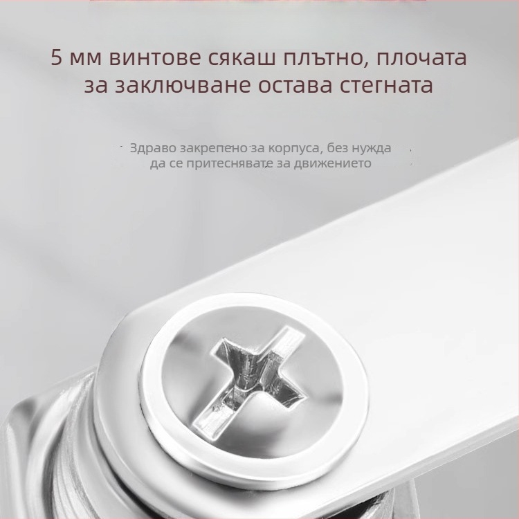 Модел M-75, ключалка от цинкова сплав за файлови шкафове, железни шкафове и пощенски кутии; цилиндрова ключалка с въртящ се език, модерен минималистичен стил