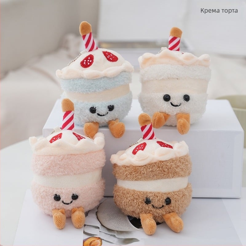 Плюшена кукла с персонализирани рисунки, пълнеж от ПП памук, кадифена плюшена текстура, за възраст 14+