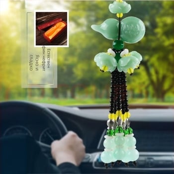 Автомобилна висулка Che geming – Liuli, традиционен китайски стил, интериорна украса, аксесоари за автомобил