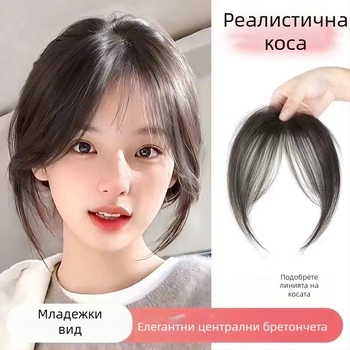 Аксесоар за глава с френски кичури, обемен ефект и безшевна фиксация на челото — пролет 2025