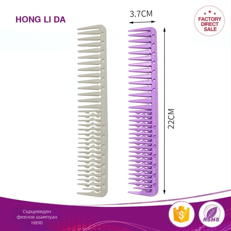 Manulife PC гребен за коса – премиум бутиков гребен за стилизиране, 1 бр. в OPP торбичка, 600 бр./кутия