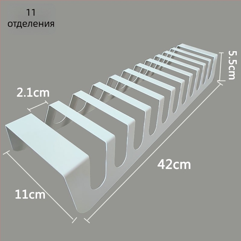 Стойка за снимане отгоре за телефони и таблети с много слотове и настолно централизирано зареждане (ABS пластмаса)