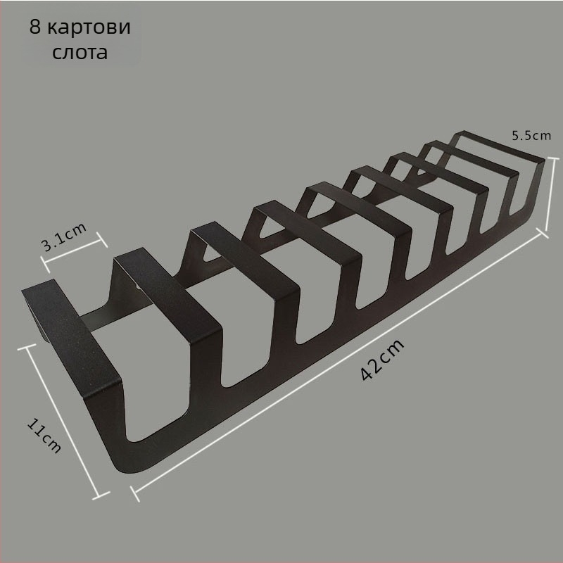 Стойка за заснемане отгоре за множество телефони и таблети с множество слотове за съхранение и централизирано зареждане на бюрото – ABS пластмаса