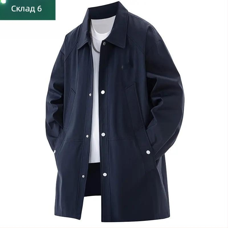 Палто с яка, закопчаване с цип, свободен силует, удължена дължина, полиестер-ликра тъкан