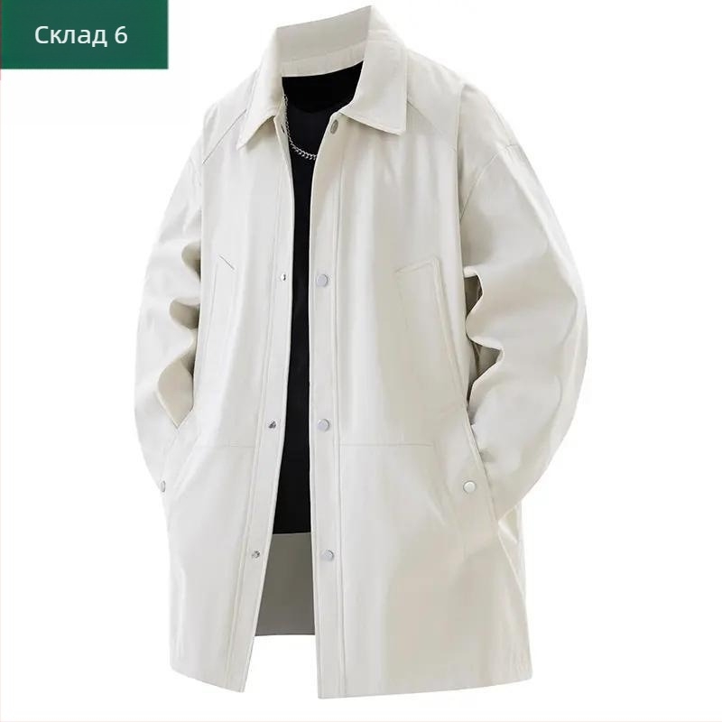 Палто с яка, закопчаване с цип, свободен силует, удължена дължина, полиестер-ликра тъкан